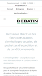 Mobile Screenshot of debatin.fr